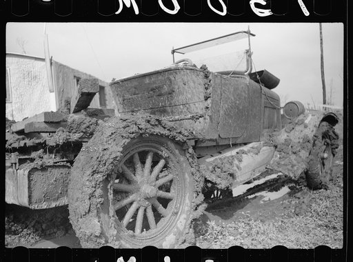Untitled photo, possibly related to: House and automobile belonging to farmer of cut-over area, Lake of the Woods County, Minnesota
