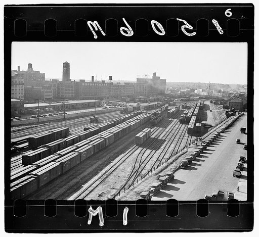 Railroad yards, wholesale district, Minneapolis, Minnesota