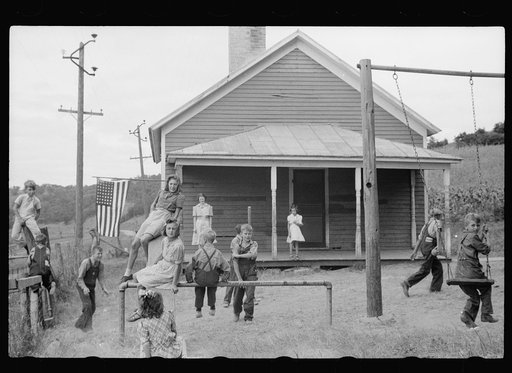 Rural school, Wisconsin