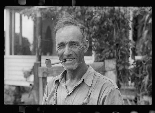 Farmer in cut-over area, Chippewa County, Wisconsin