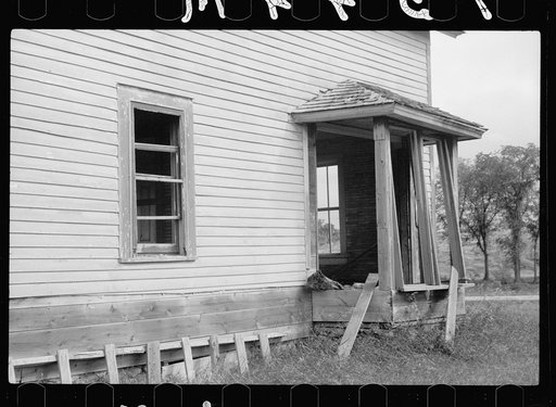 Untitled photo, possibly related to: Abandoned farmhouse, Chippewa County, Wisconsin