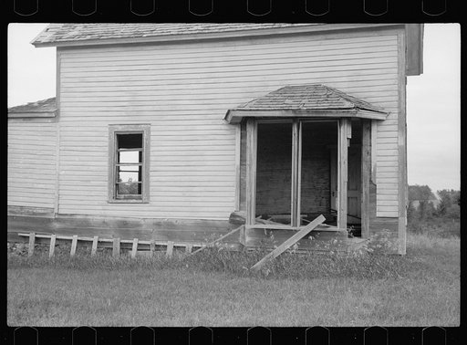 Untitled photo, possibly related to: Abandoned farmhouse, Chippewa County, Wisconsin