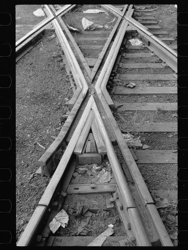 Railroad tracks, Minneapolis, Minnesota