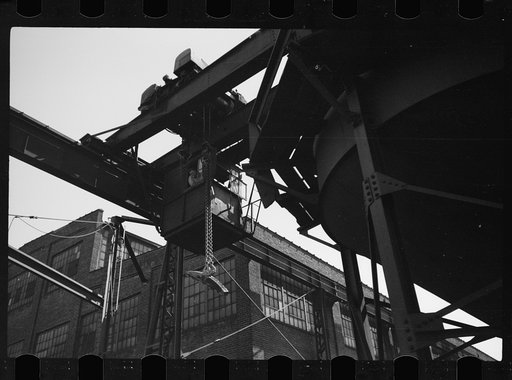 Untitled photo, possibly related to: Tractor factory, Minneapolis, Minnesota