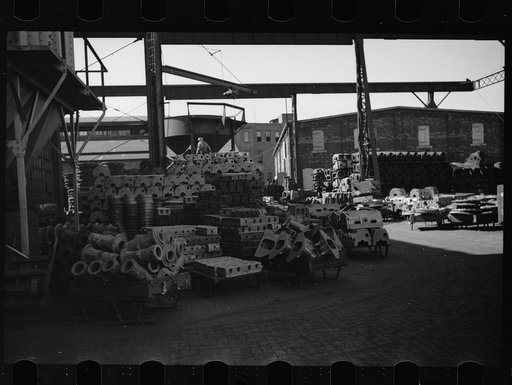 Untitled photo, possibly related to: Tractor factory, Minneapolis, Minnesota