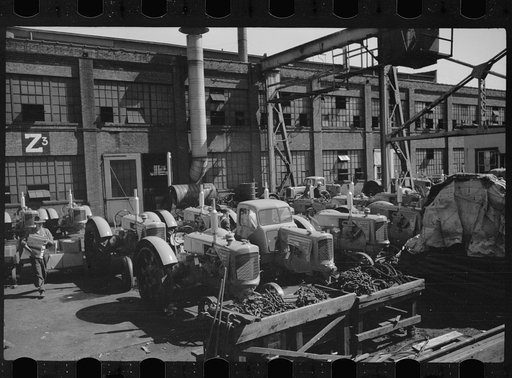 Untitled photo, possibly related to: Moline tractor factory, Minneapolis, Minnesota