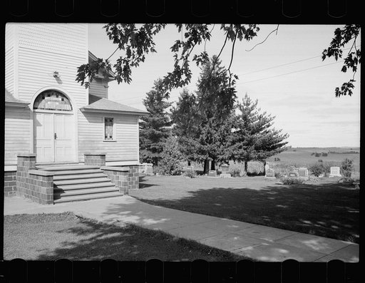 Untitled photo, possibly related to: Country churchyard, Wisconsin