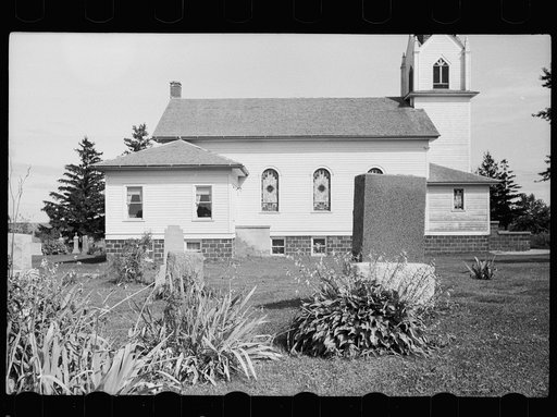 Untitled photo, possibly related to: Country churchyard, Wisconsin