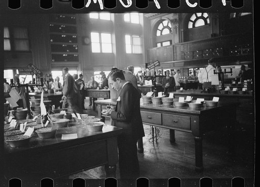 Open grain market, Minneapolis Grain Exchange, Minneapolis, Minnesota