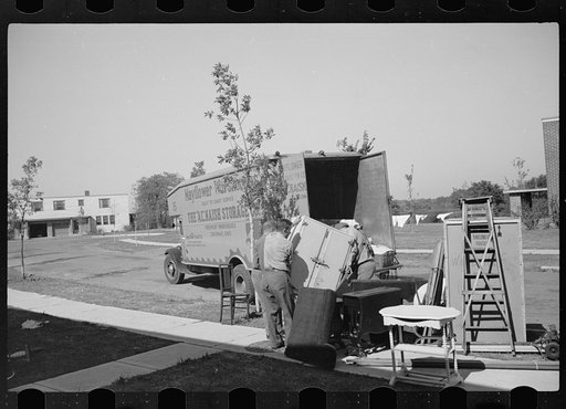 Untitled photo, possibly related to: Family moving in at Greenhills, Ohio