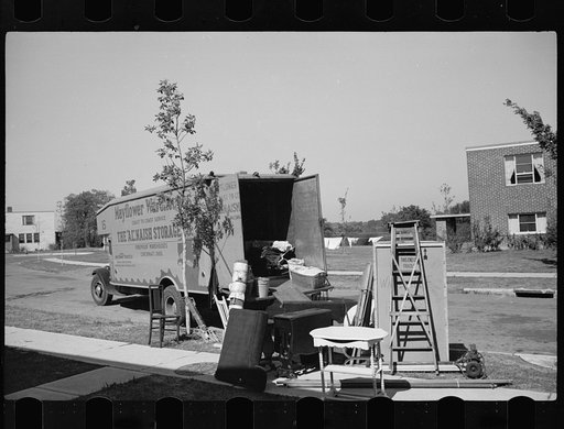 Untitled photo, possibly related to: Family moving in at Greenhills, Ohio