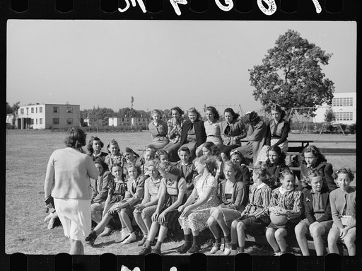 Physical education class, Greenhills, Ohio