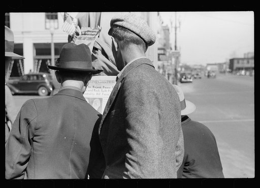 Untitled photo, possibly related to: Newsstand, Gateway District, Minneapolis, Minnesota
