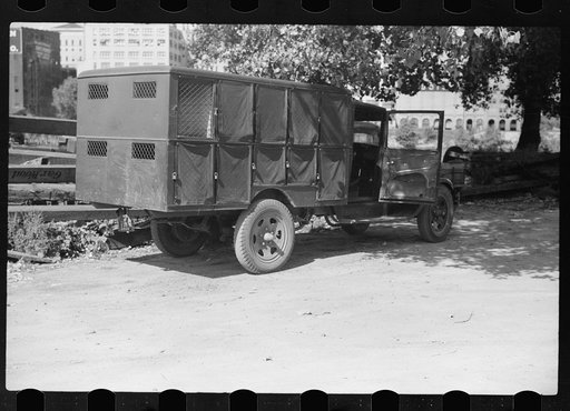 Dogcatcher's truck, St. Paul, Minnesota