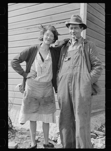 Untitled photo, possibly related to: Resident of river bottoms shacktown. Dubuque, Iowa