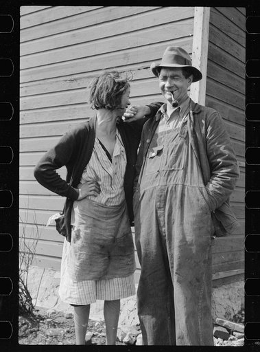 Untitled photo, possibly related to: Resident of river bottoms shacktown. Dubuque, Iowa