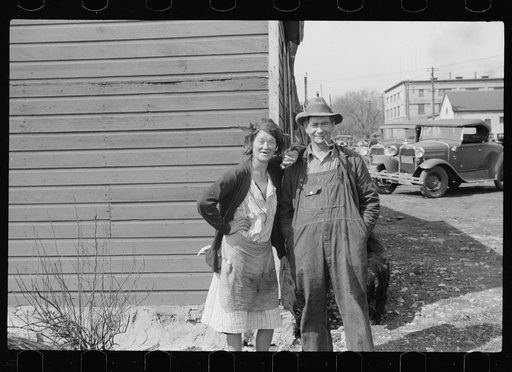 Untitled photo, possibly related to: Resident of river bottoms shacktown. Dubuque, Iowa