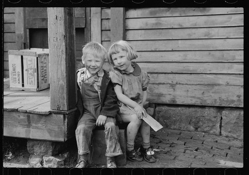 Untitled photo, possibly related to: Children who live in the slums, Dubuque, Iowa