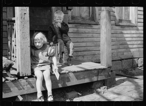 Untitled photo, possibly related to: Children who live in the slums, Dubuque, Iowa