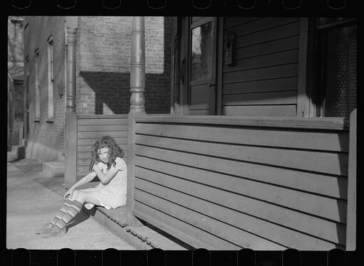 Untitled photo, possibly related to: Daughter of sash and door mill worker, Dubuque, Iowa