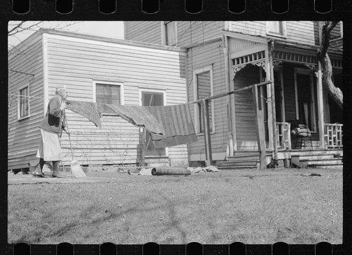 Spring housecleaning, Dubuque, Iowa