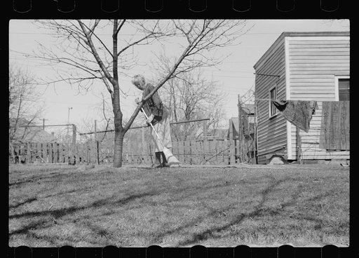 Spring housecleaning, Dubuque, Iowa