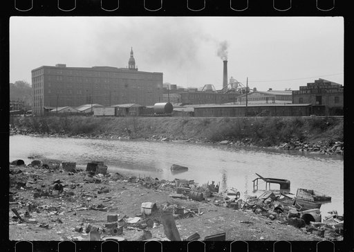 Untitled photo, possibly related to: Stream pollution, Dubuque, Iowa