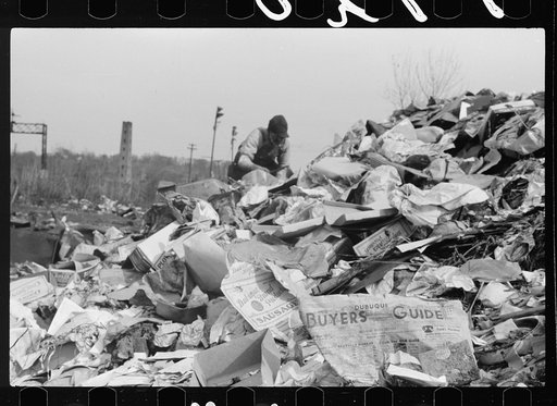 Scavenging the city dump, Dubuque, Iowa