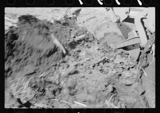 Untitled photo, possibly related to: Fresh plowed land, Greene County, Iowa