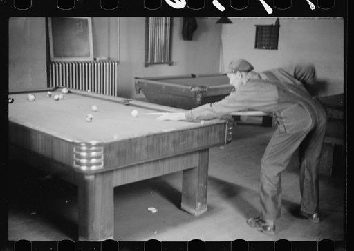 Untitled photo, possibly related to: Poolroom, Scranton, Iowa