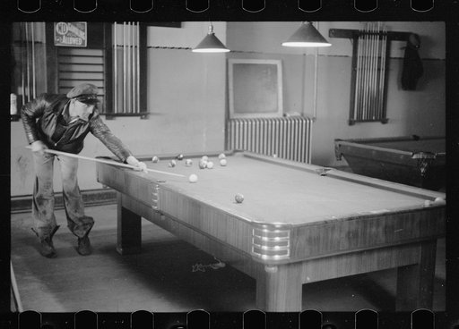 Poolroom, Scranton, Iowa