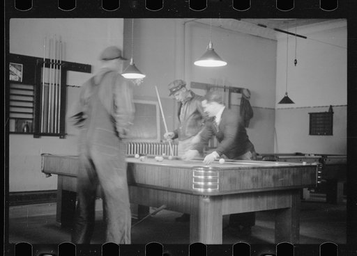 Untitled photo, possibly related to: Poolroom, Scranton, Iowa