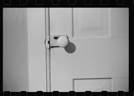 Untitled photo, possibly related to: Doorknob, Scranton, Iowa