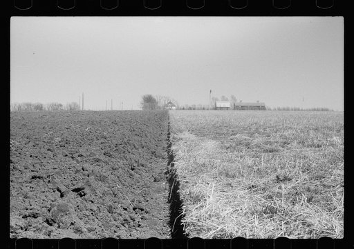 Plowed sod, Grundy County, Iowa