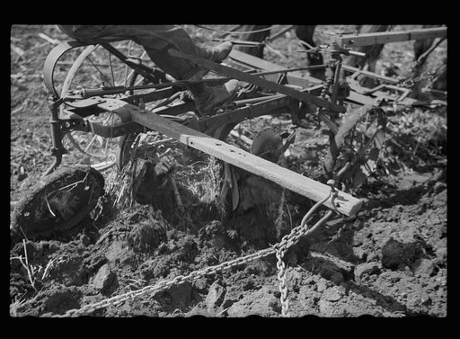 Untitled photo, possibly related to: Plowed sod, Grundy County, Iowa