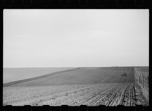Untitled photo, possibly related to: Oiling planter preparatory to corn planting, Jasper County, Iowa