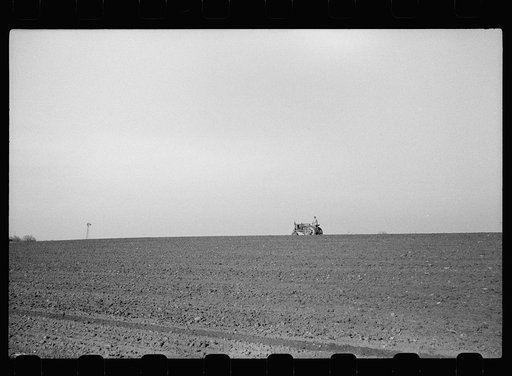 Untitled photo, possibly related to: Corn planting. Jasper County, Iowa