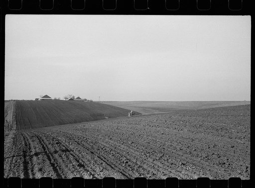 Untitled photo, possibly related to: Corn planting, Jasper County, Iowa
