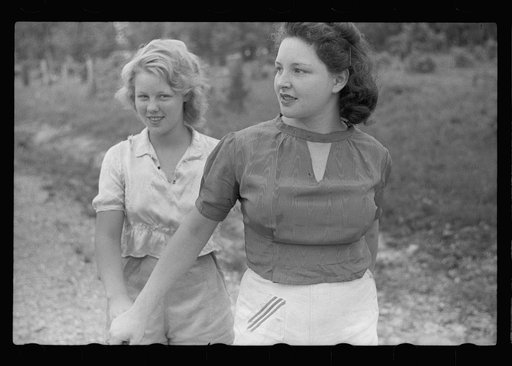 Untitled photo, possibly related to: Ozark Mountains girls, Missouri