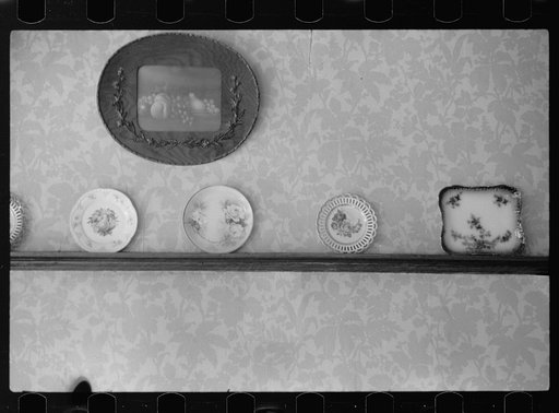 Untitled photo, possibly related to: Plate rail in Salem, Missouri, home
