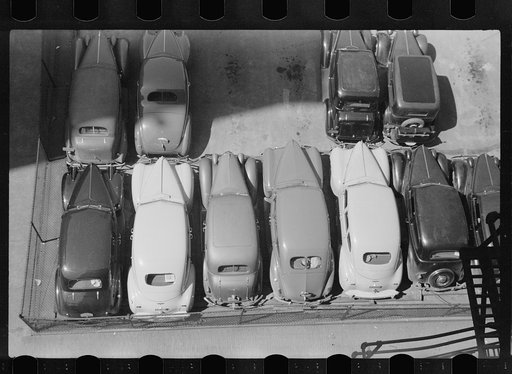 Parked cars, Des Moines, Iowa