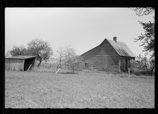 House formerly occupied by tenant purchase borrower and family before FSA (Farm Security Administration) loan, Crawford County, Illinois