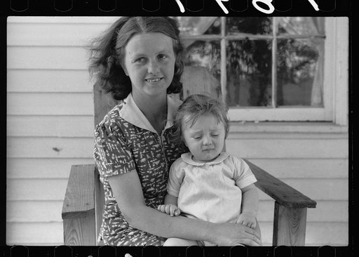 Wife and child of FSA (Farm Security Administration) tenant purchase borrower, Crawford County, Illinois