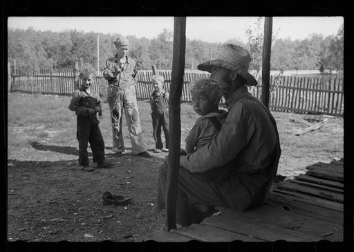 Ozark farmer and family, Missouri