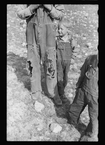 Untitled photo, possibly related to: Ozark farmer and family, Missouri