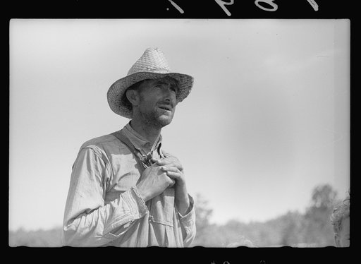 Untitled photo, possibly related to: Ozark farmer and family, Missouri