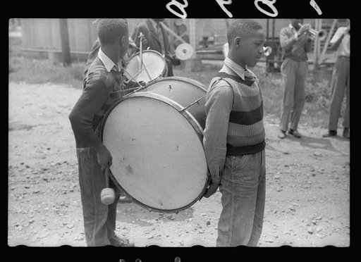 Untitled photo, possibly related to: High school band, Sikeston, Missouri