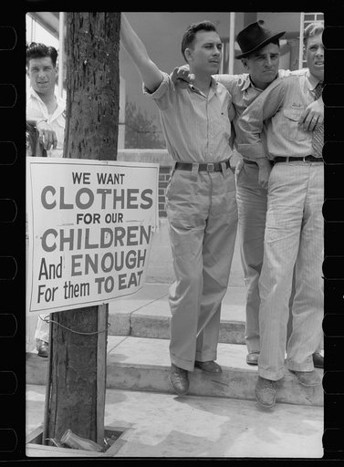 Untitled photo, possibly related to: Employees of Coca-Cola plant on strike, Sikeston, Missouri