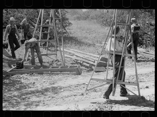 Untitled photo, possibly related to: Cherry pickers, Door County, Wisconsin