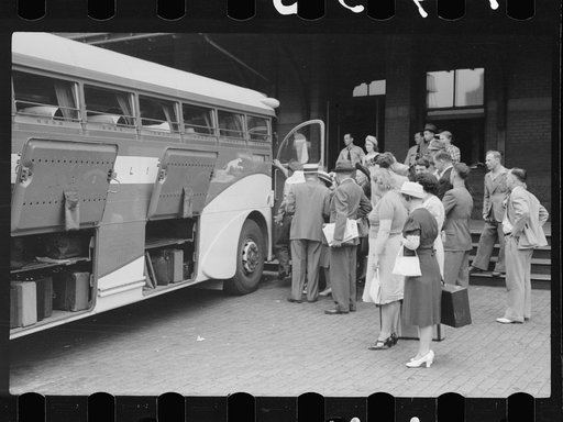Greyhound bus station. Harrisburg, Pennsylvania